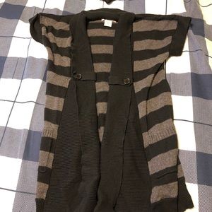 Striped cardigan